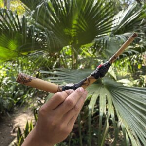 Tepi Kuntanawa de Bambu Preto com Jagube