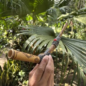 Tepi Kuntanawa de Bambu Cinza com Jagube